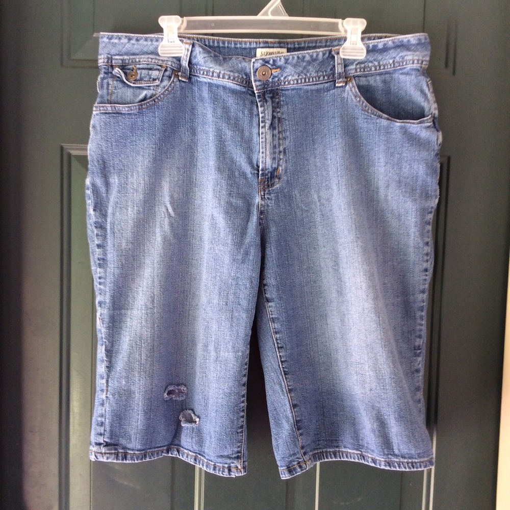 St. Johns Bay jean shorts